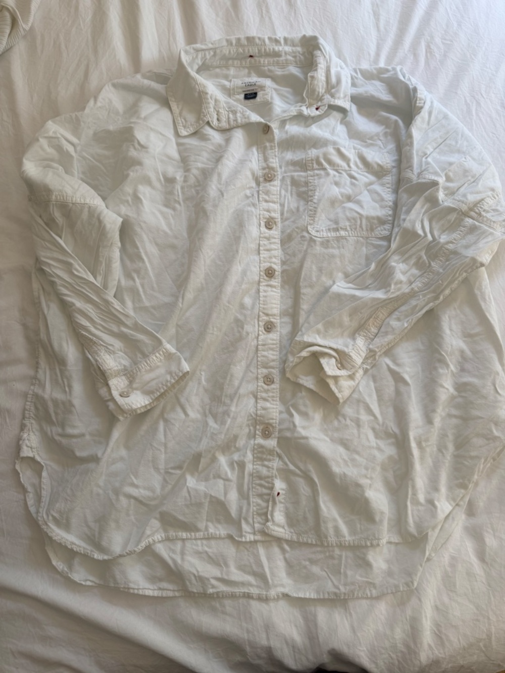 🤍 American Eagle Oversized White Button Up